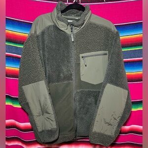 Uniqlo x Engineered Garments Fleece Combination Jacket SIZE XXL Olive Green